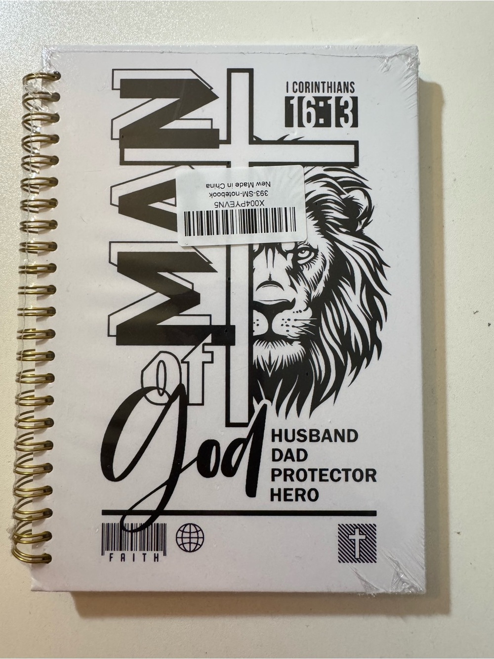 Man of God Spiral Notebook